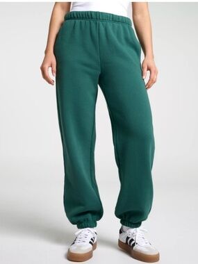 DSG Women's Classic Jogger Sweatpants Small High Rise Emerald Green NEW NWT